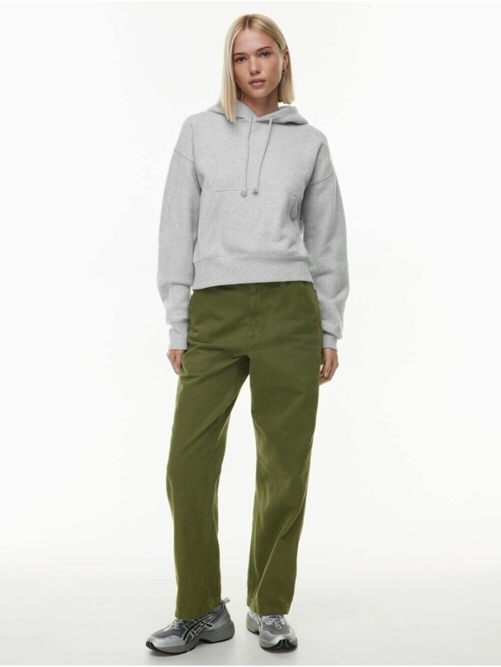 Aritzia Tna Greenwich Cargo Pant Fatigue Green